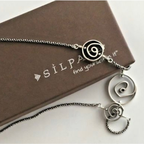 Vintage Silpada Sterling Silver Swirl Pendant - Picture 2 of 7